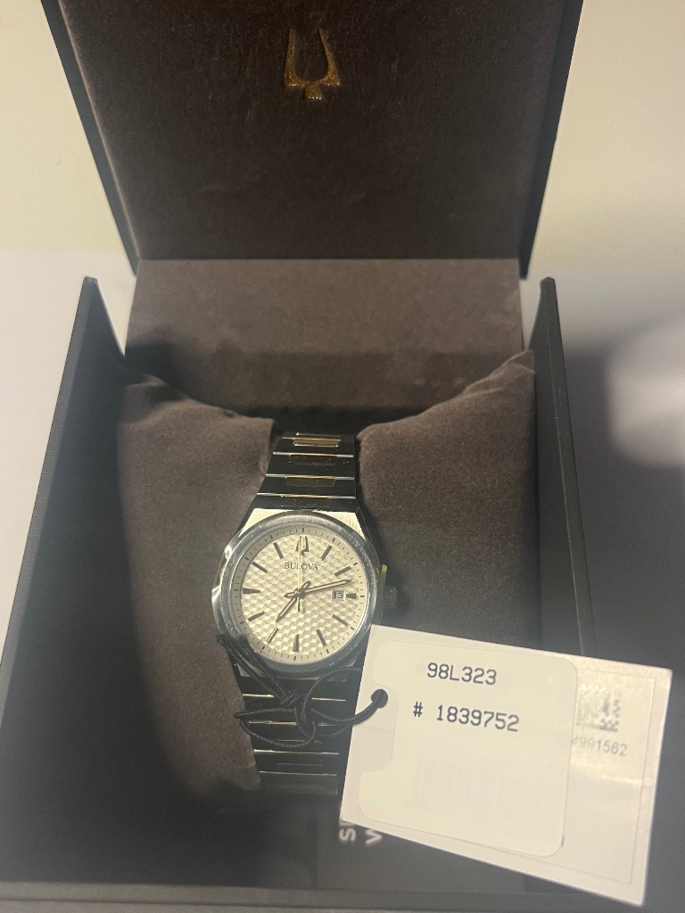 Bulova Classic Women’s Quartz 30m 39mm White Roman Dial Two-Tone SS w/ Box